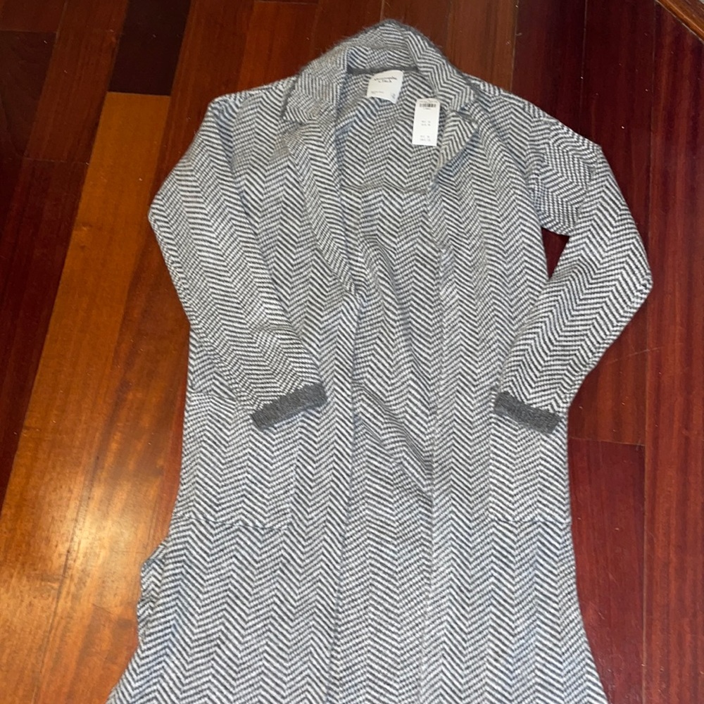 Abercrombie Coatigan Sweater - Herringbone